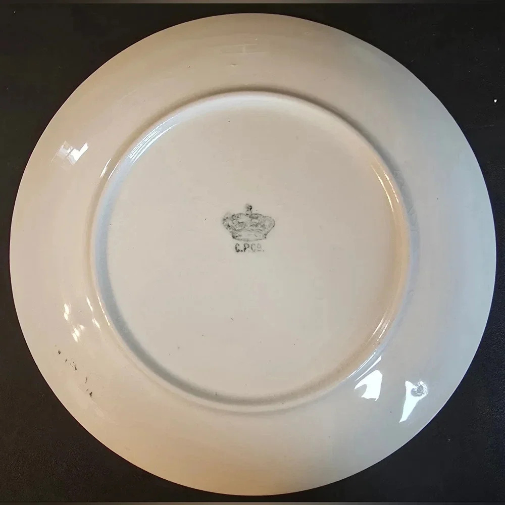 Antique 1914 Advertising Calendar Plate G.W. Perry of Milburn, KY Crown Pottery - Picture 2 of 6
